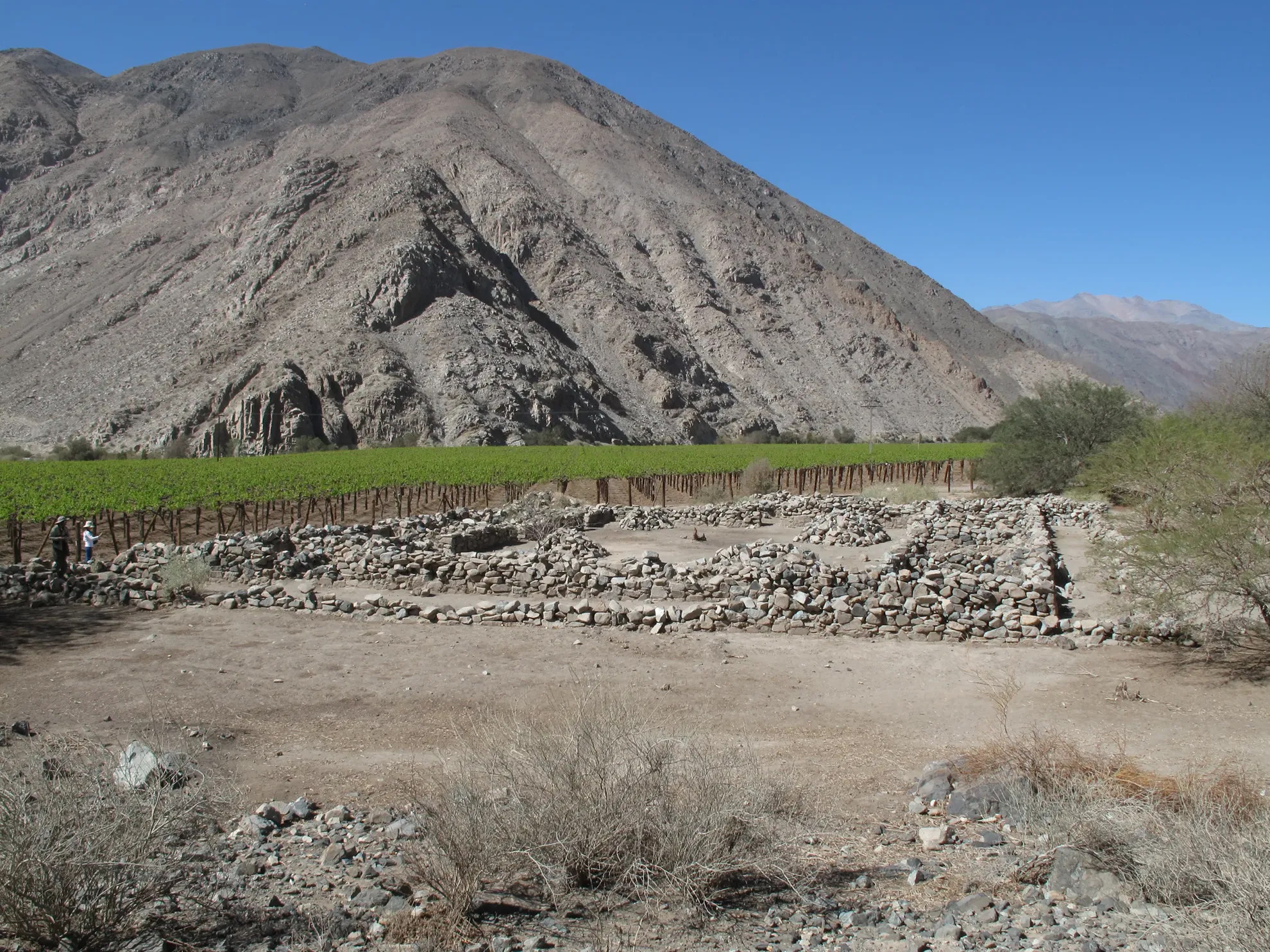 Sitio arqueológico en el valle. Clave para Prospecciones, Monitoreos y proteger el Patrimonio